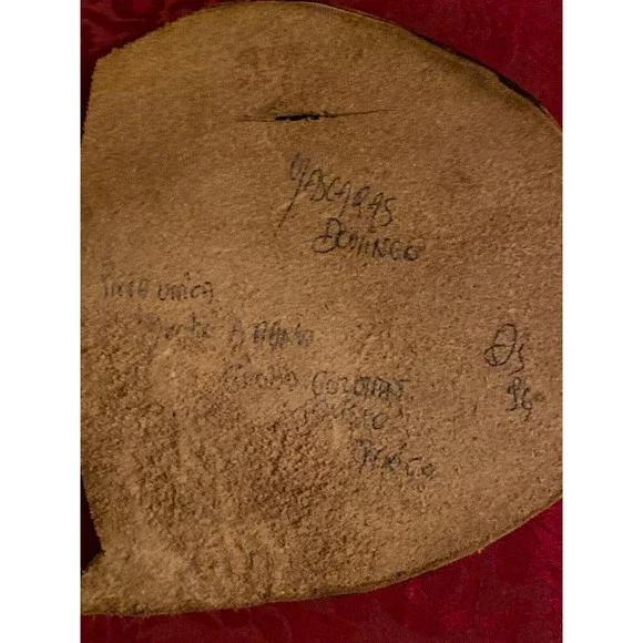 Leather Face Sculpture 3D signed yascaqas domingo - Picture 3 of 3